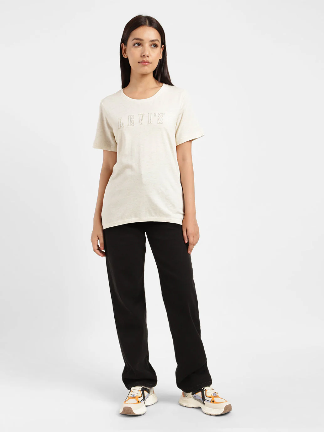 Women's Brand Logo Crew Neck T-shirt - Image 10