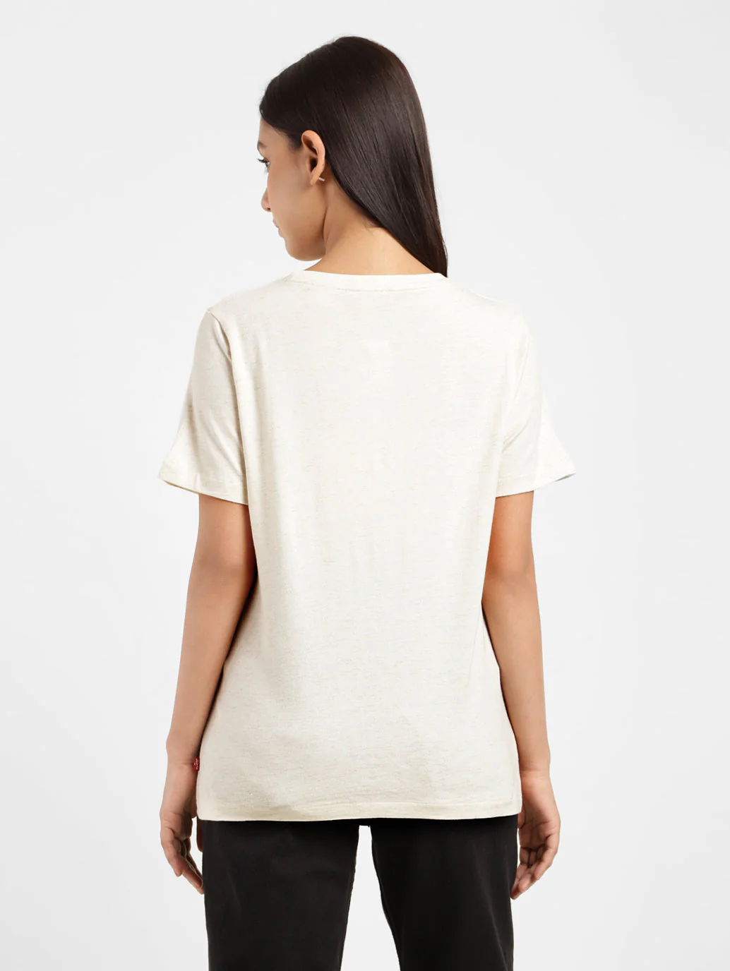 Women's Brand Logo Crew Neck T-shirt - Image 3