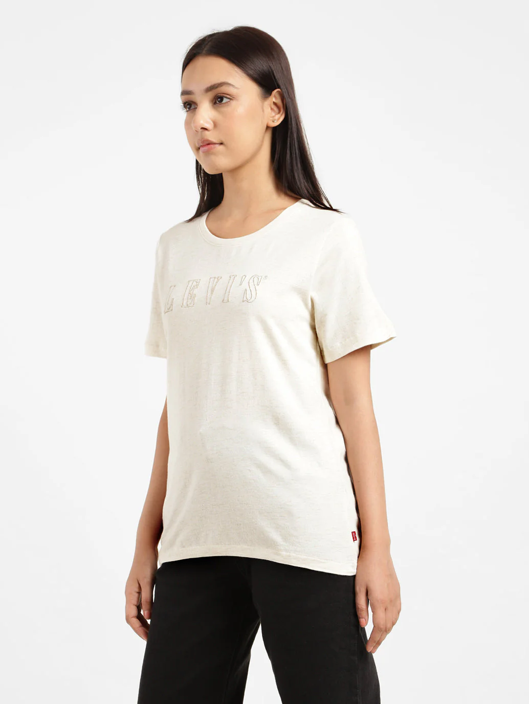 Women's Brand Logo Crew Neck T-shirt - Image 6