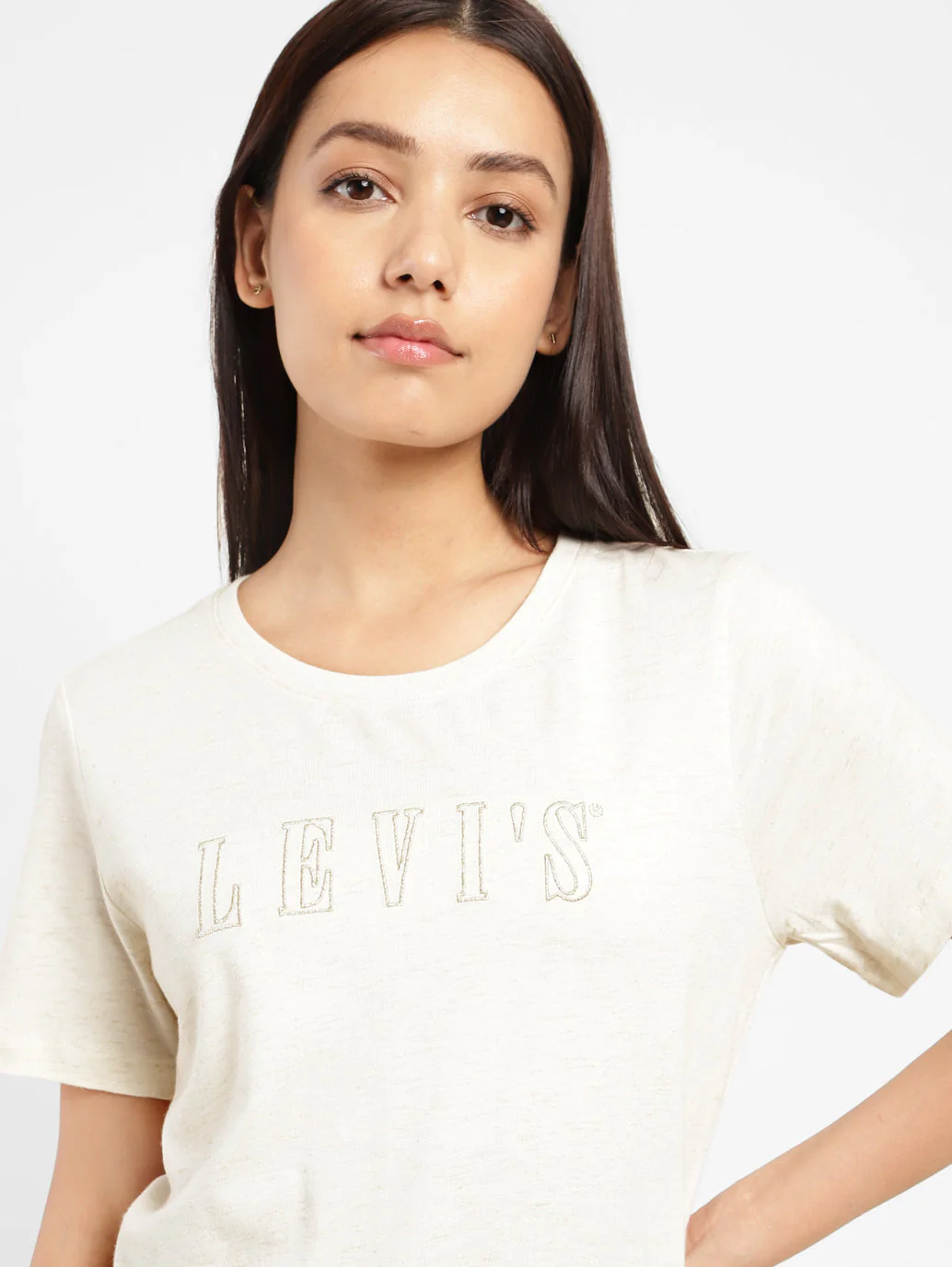 Women's Brand Logo Crew Neck T-shirt - Image 9