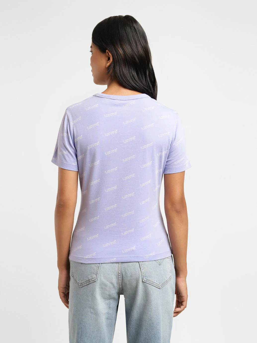 Women's Brand Logo Slim Fit T-shirt - Image 3