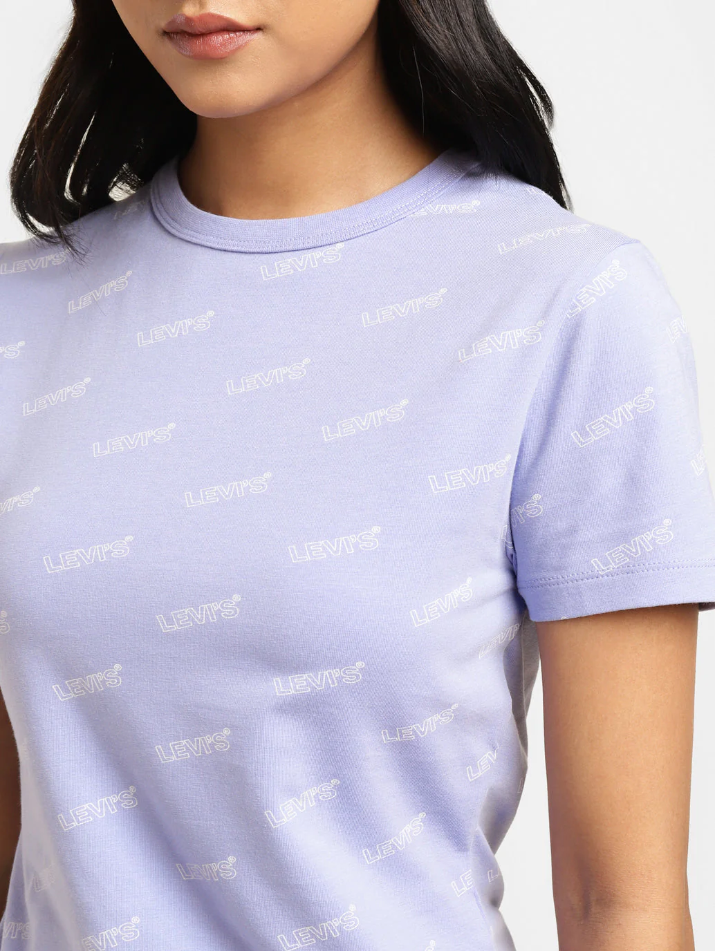 Women's Brand Logo Slim Fit T-shirt - Image 6
