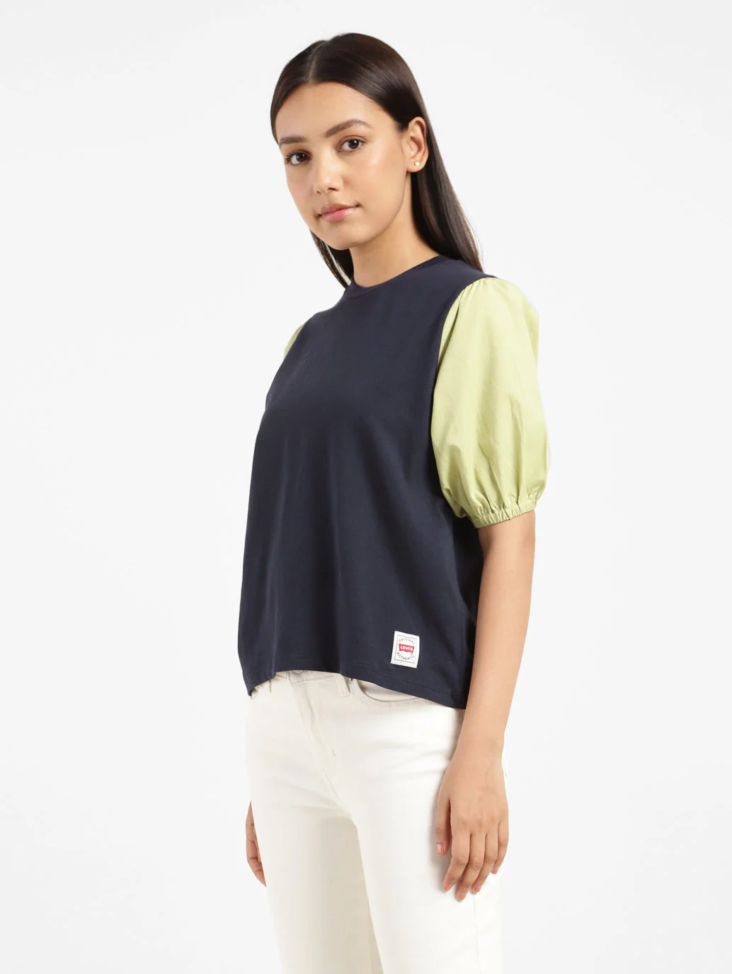 Women's Colorblock Round Neck Top - Image 6