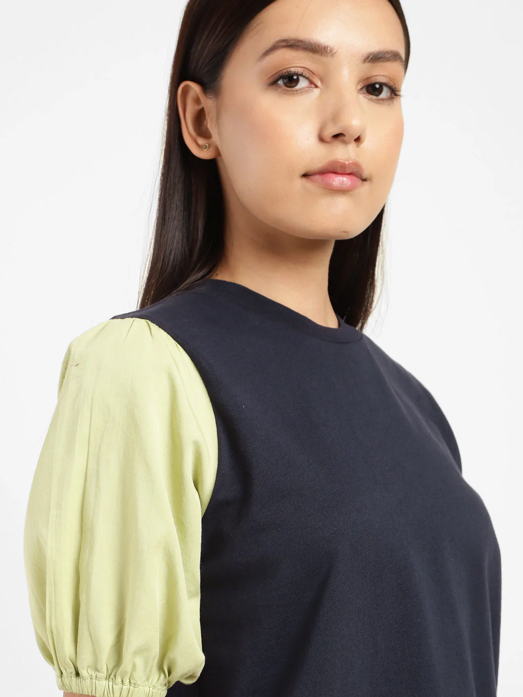 Women's Colorblock Round Neck Top - Image 9