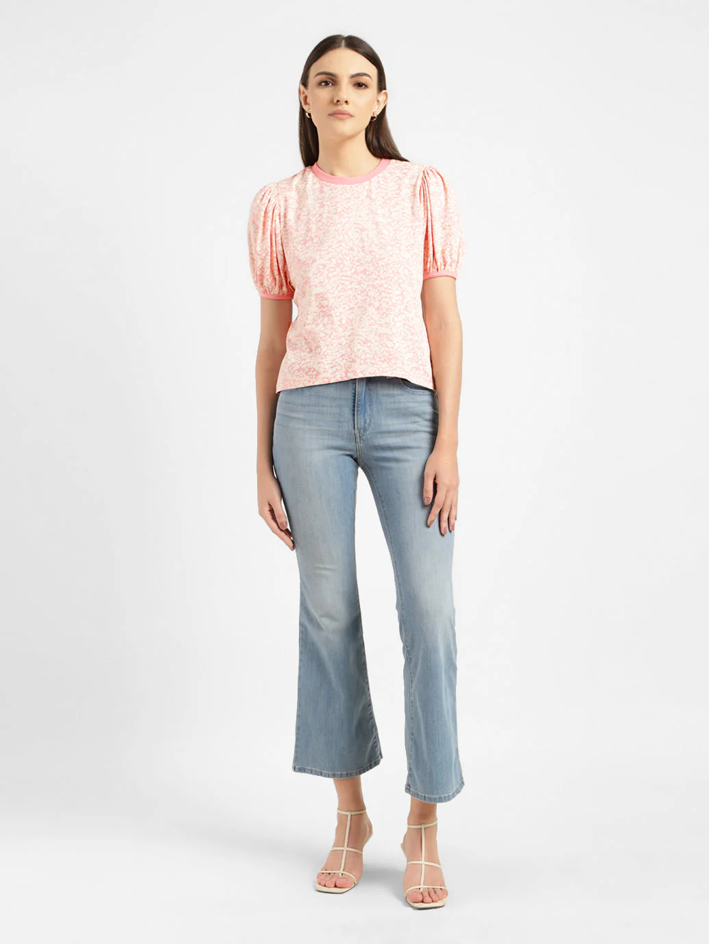 Women's Printed Crew Neck Top - Image 6