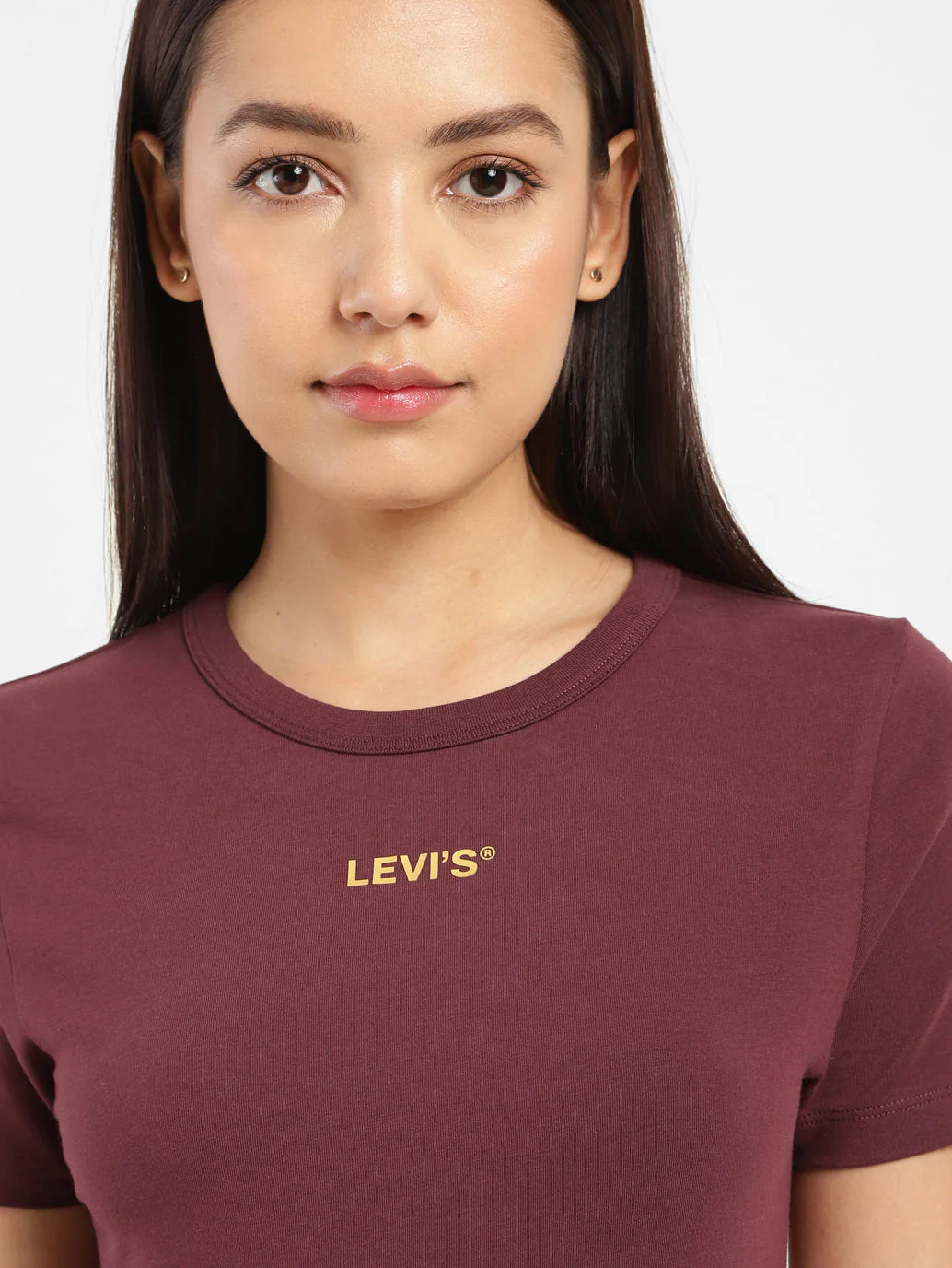 Women's Brand Logo Slim Fit T-shirt - Image 9