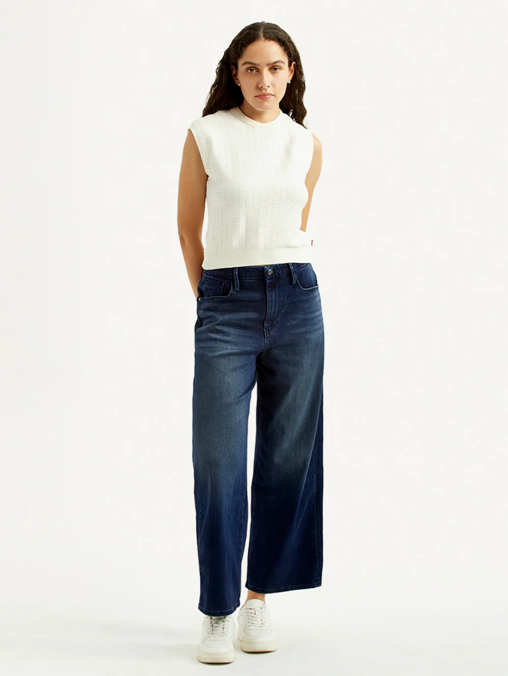Women's Redloop Mile High Wide Leg Fit High Rise Jeans - Image 2