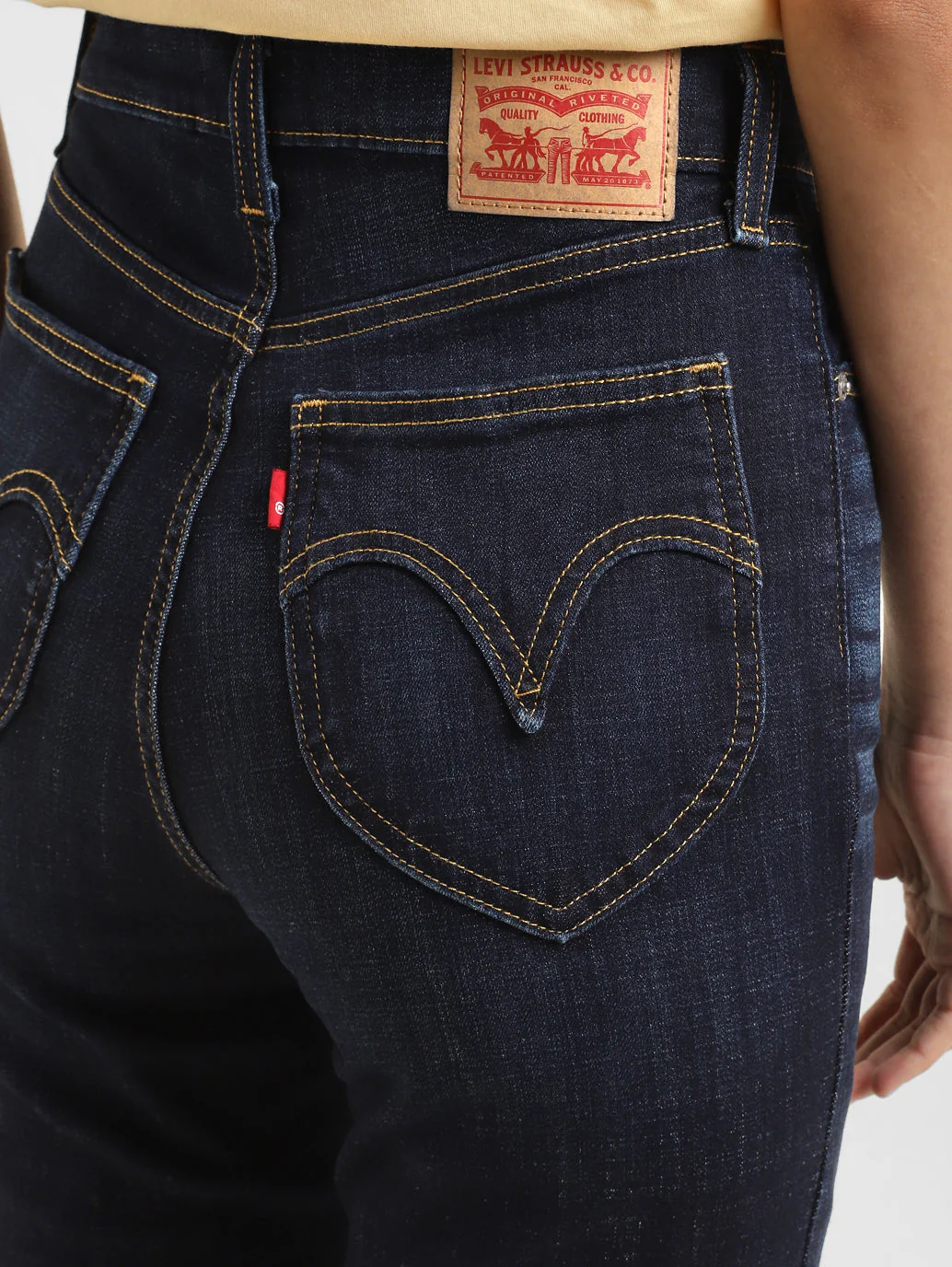 Women's Blue Skinny Fit High Rise Jeans - Image 7