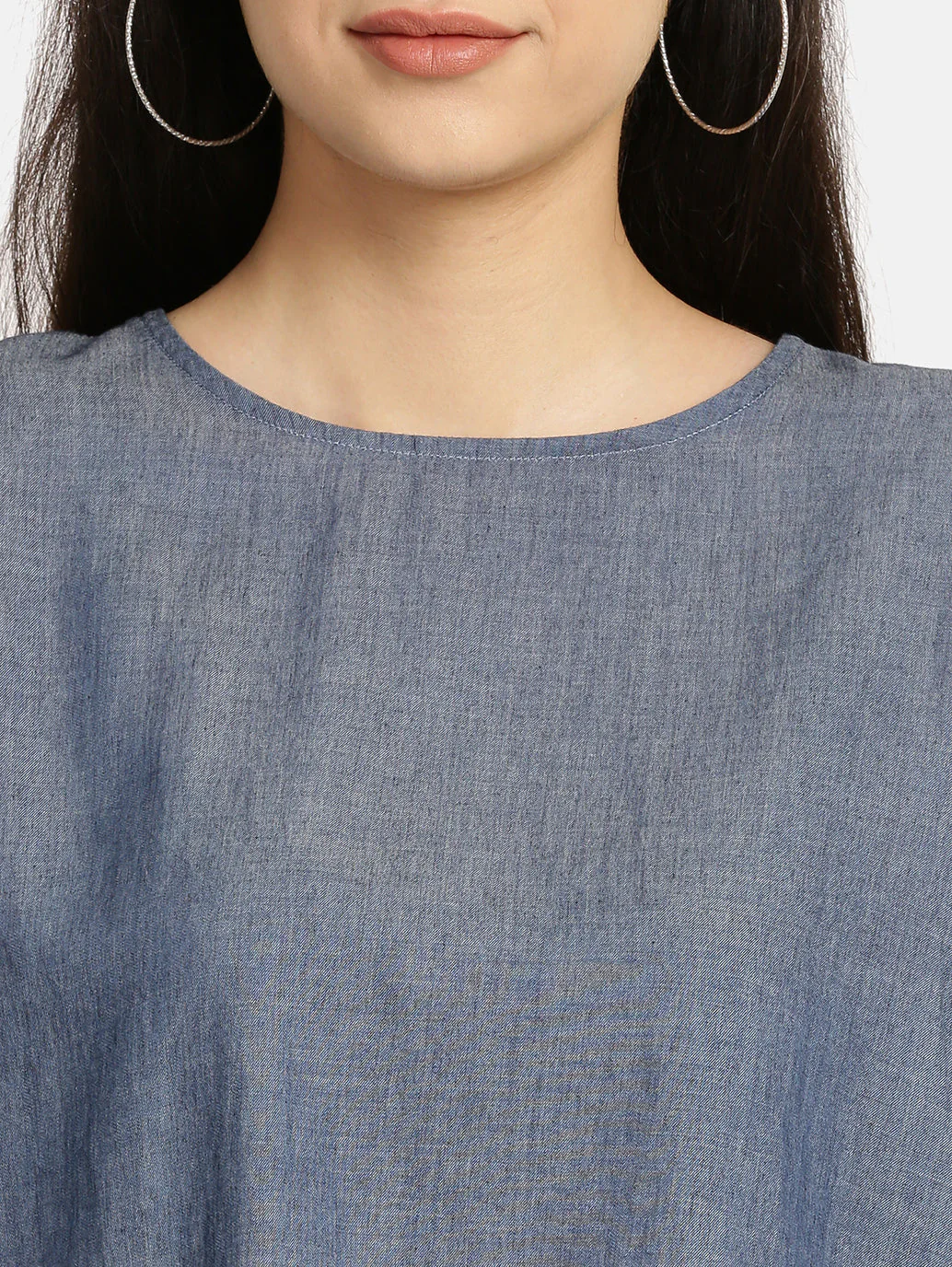 Women's Solid Round Neck Top - Image 10