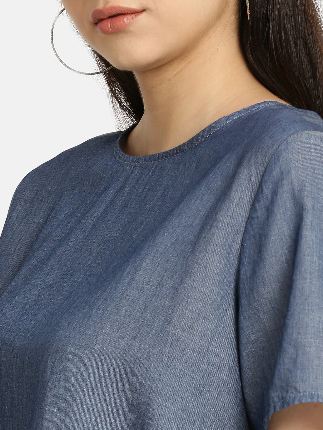Women's Solid Round Neck Top - Image 12