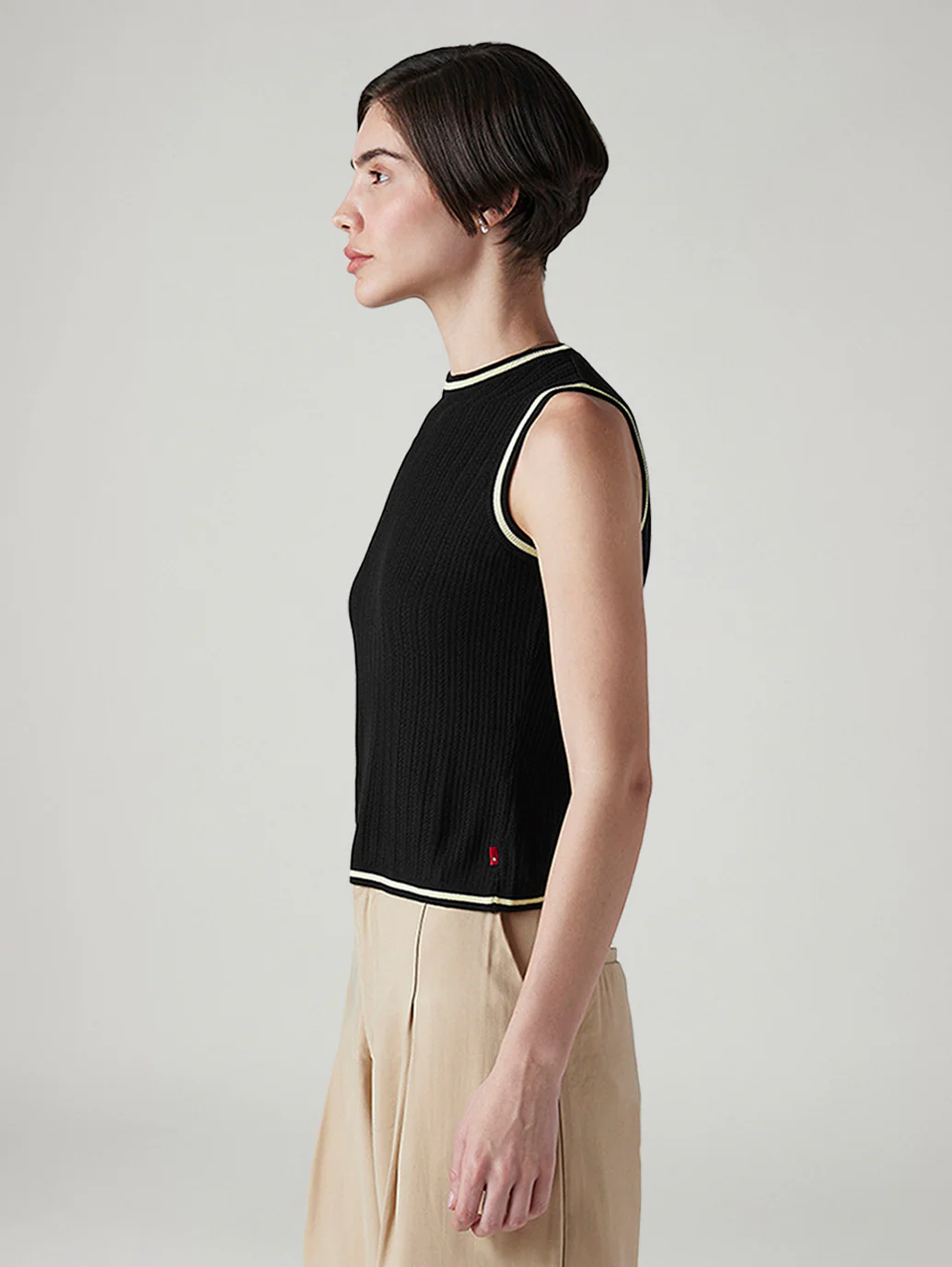 Women's Self Design Slim Fit T-Shirt - Image 4