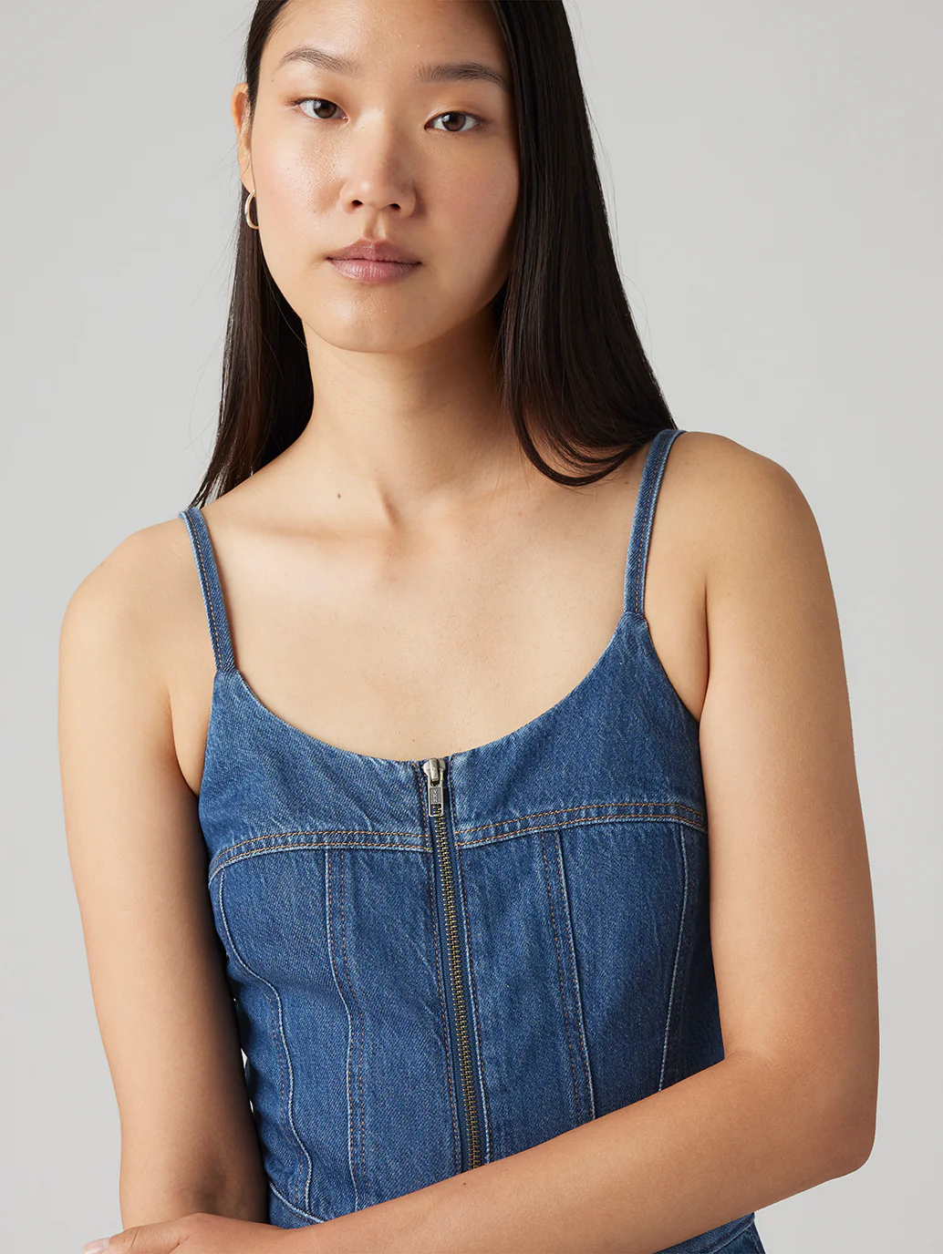 Women's Solid Blue Jumpsuit - Image 5