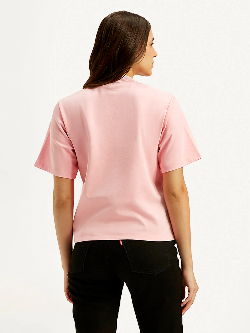 Women's Solid Crew Neck T-shirt - Image 2