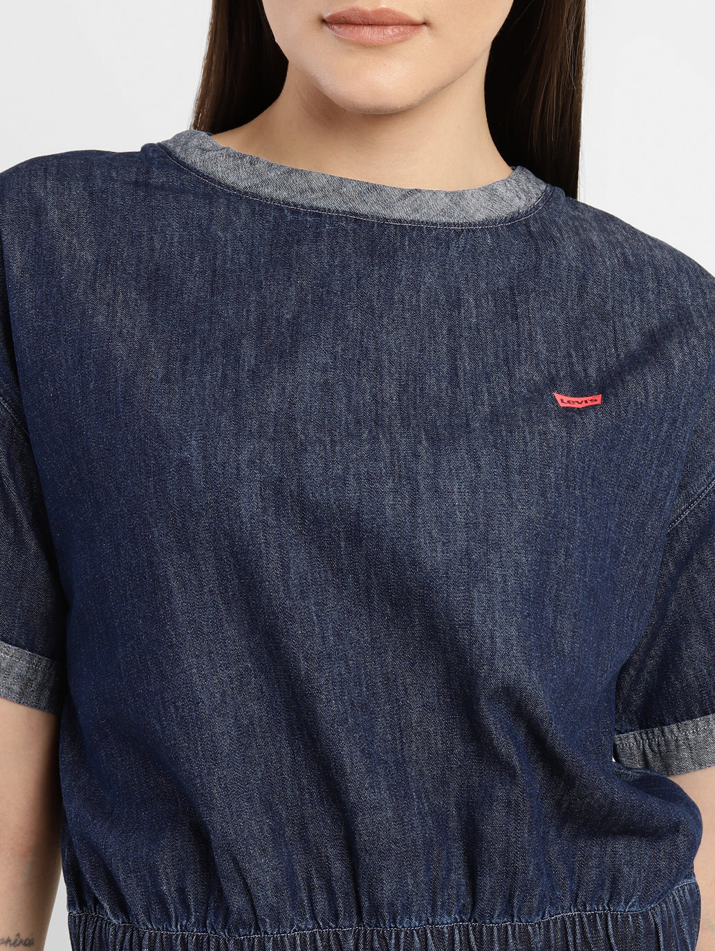 Women's Solid Round Neck Top - Image 5