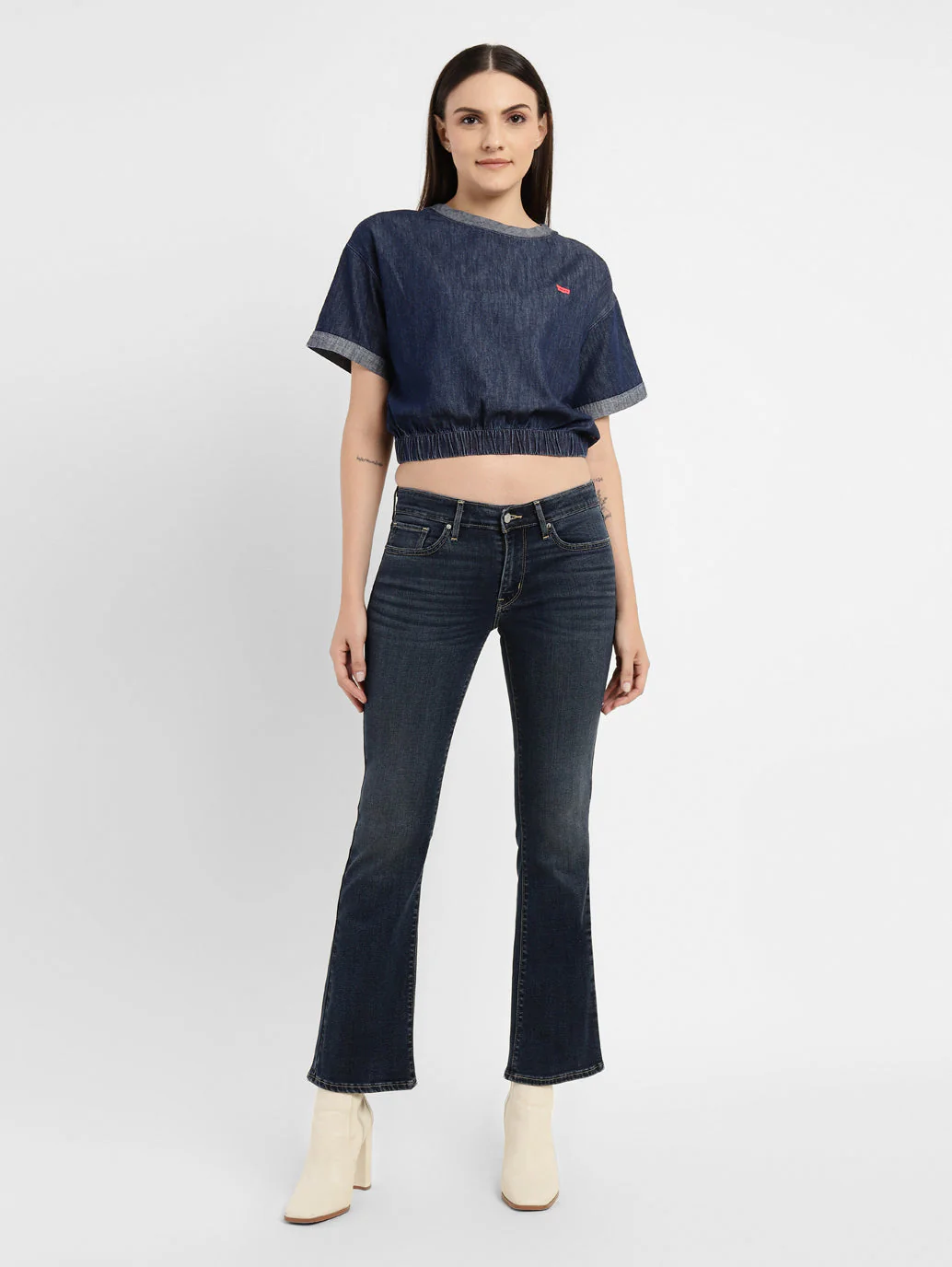 Women's Solid Round Neck Top - Image 6