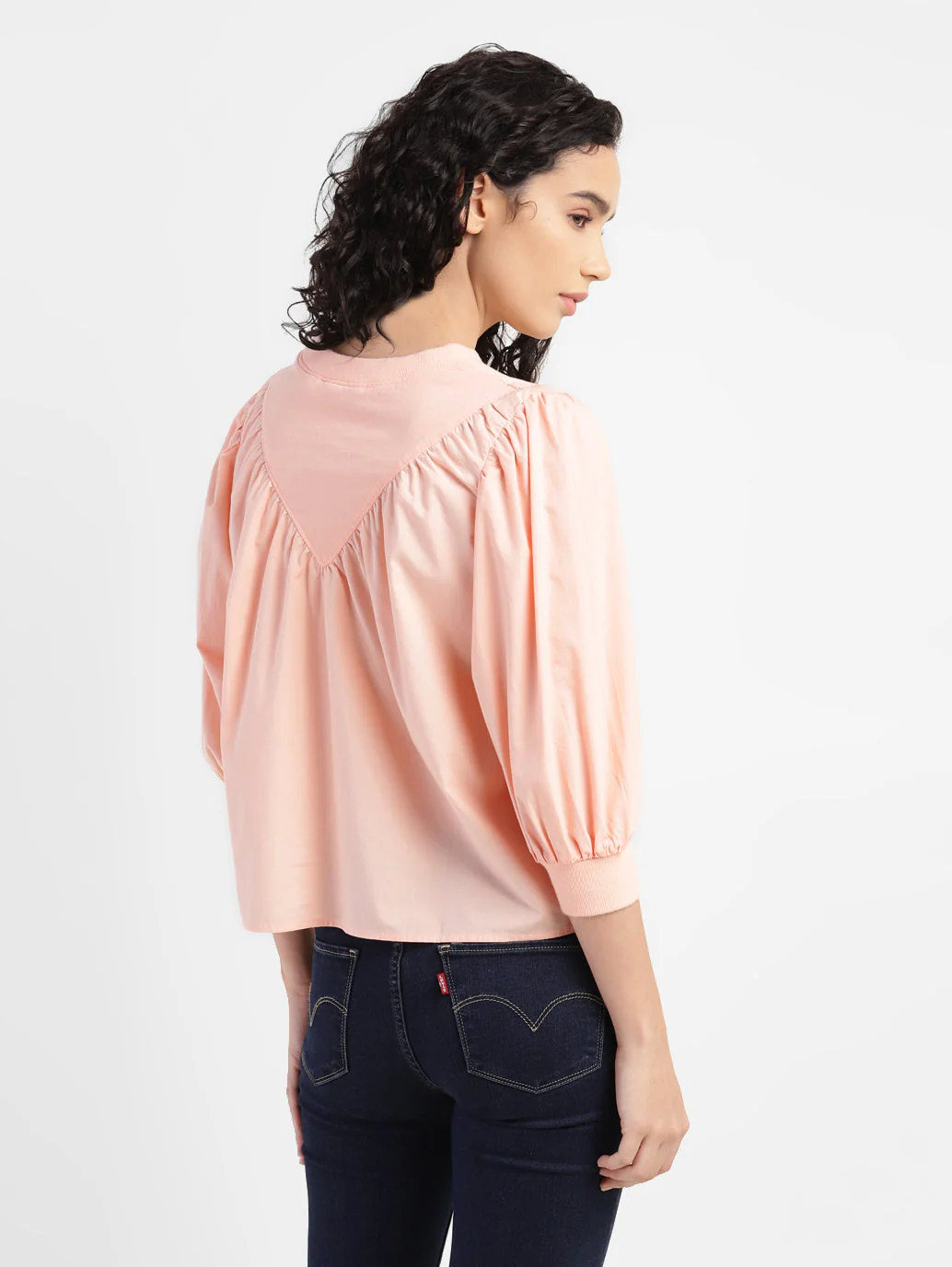 Women's Solid Crew Neck Top - Image 3