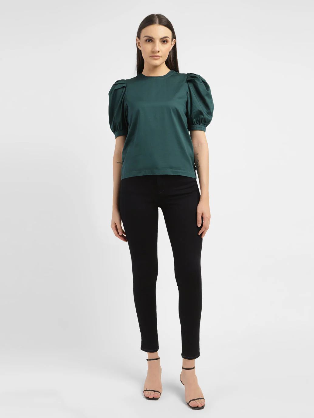 Women's Solid Round Neck Top - Image 6