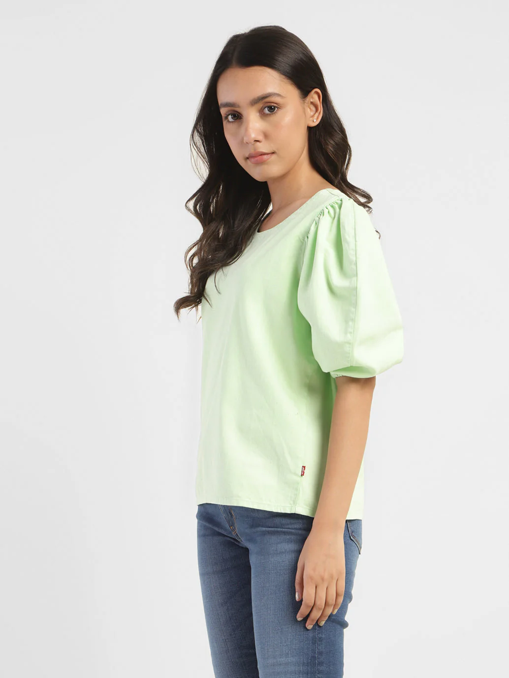 Women's Solid Round Neck Top - Image 4