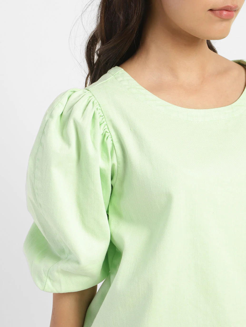 Women's Solid Round Neck Top - Image 6