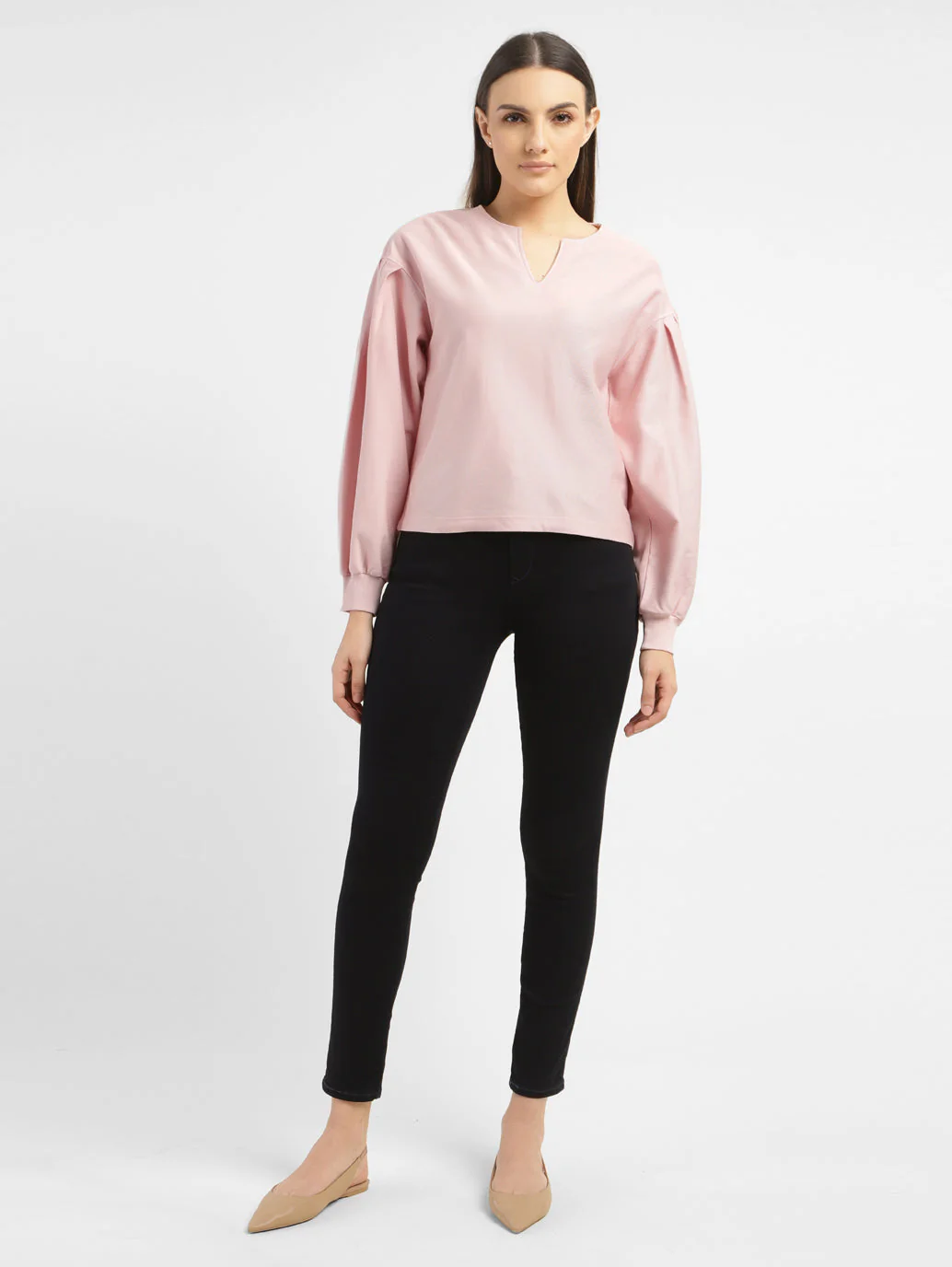 Women's Solid Regular Fit Top - Image 6