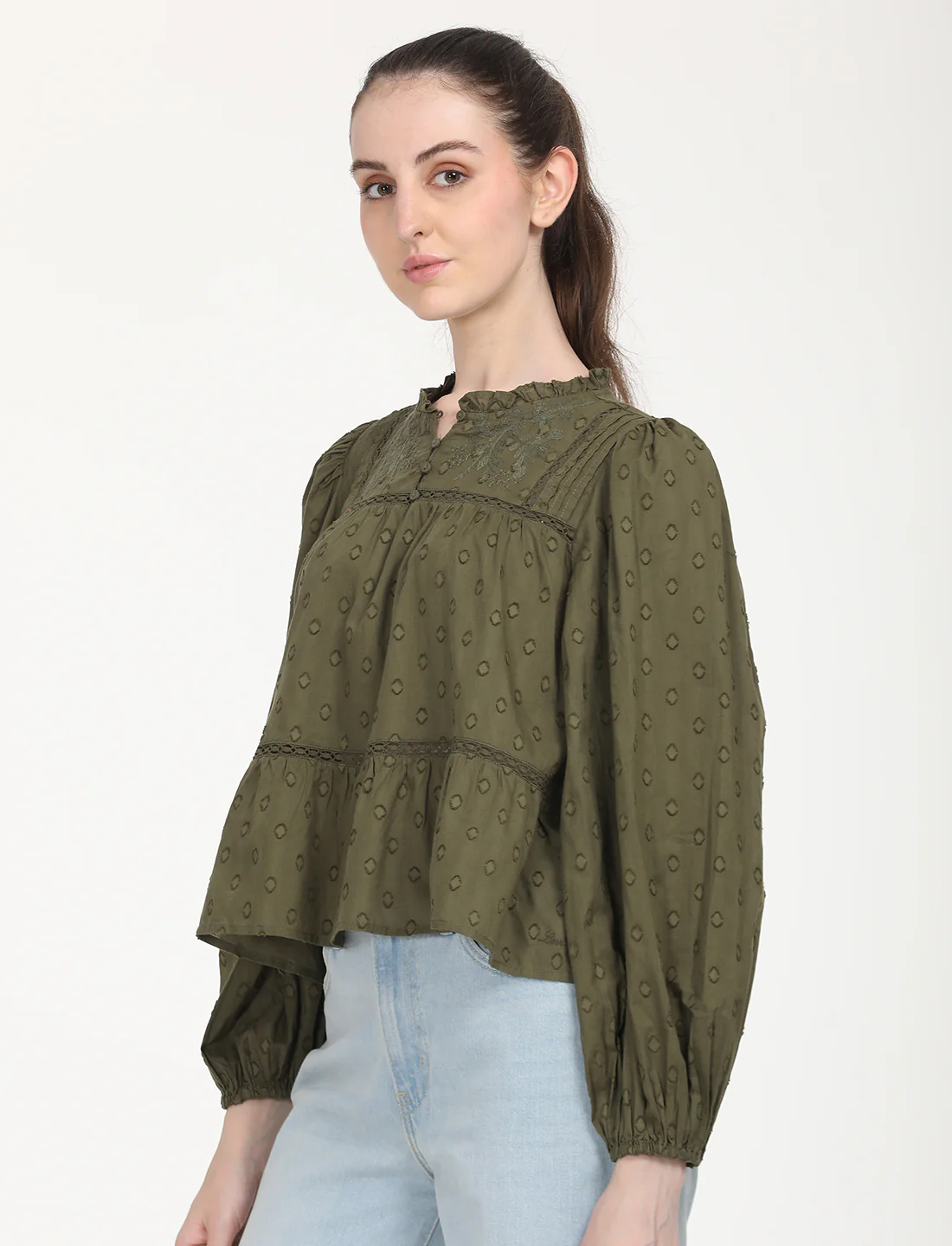 Women's Textured Top - Image 2