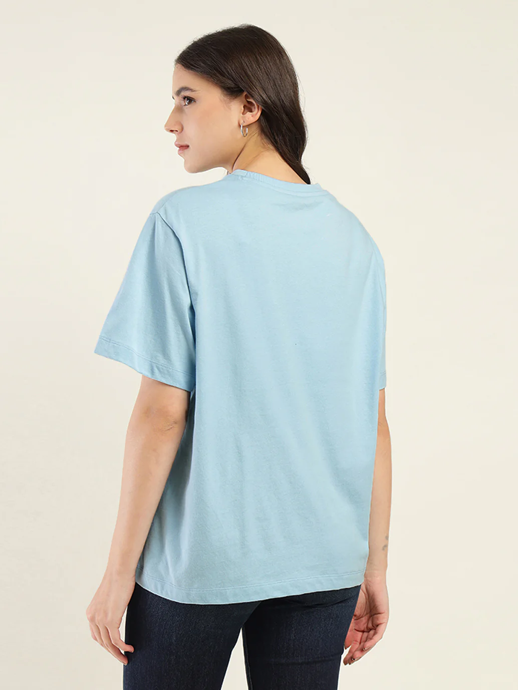 Women's Graphic Print Oversized T-Shirt - Image 4