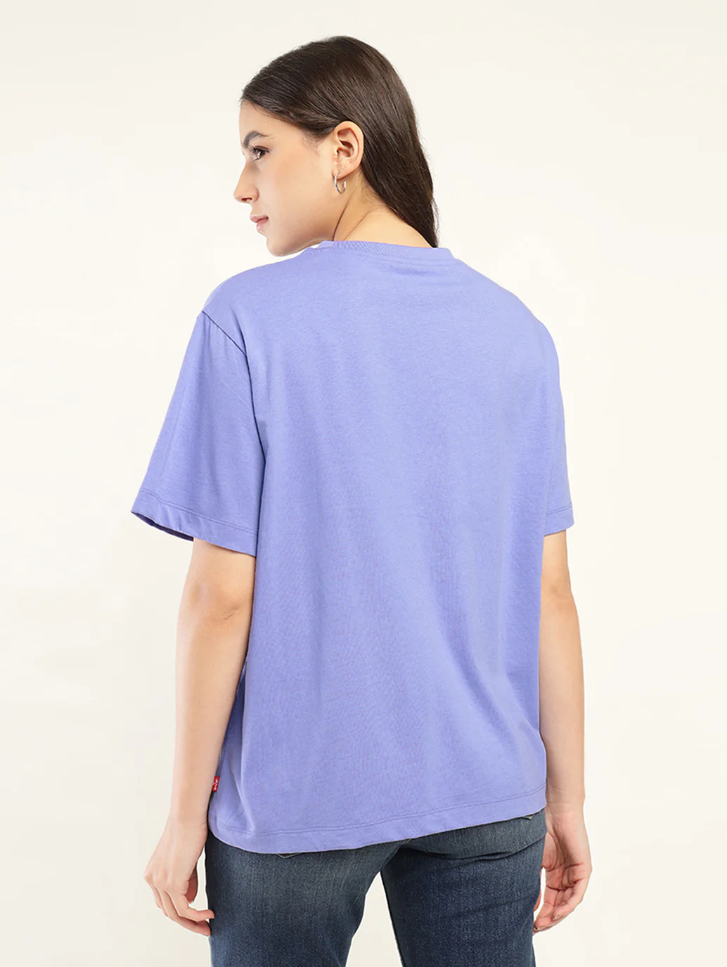 Women's Typographic Oversized T-Shirt - Image 3