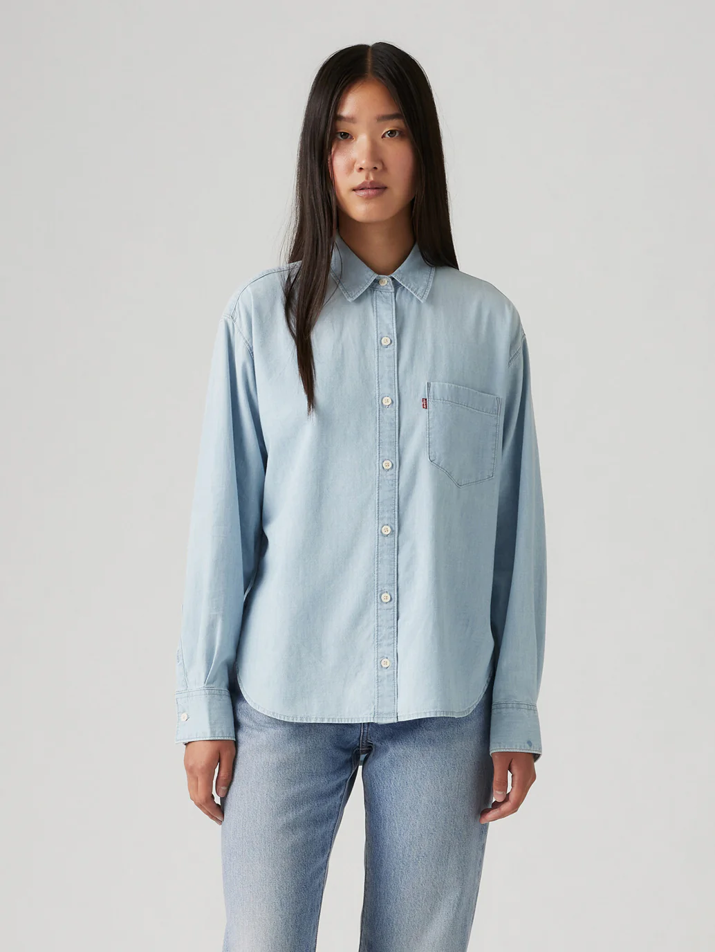 Women's Solid Relaxed Fit Shirt
