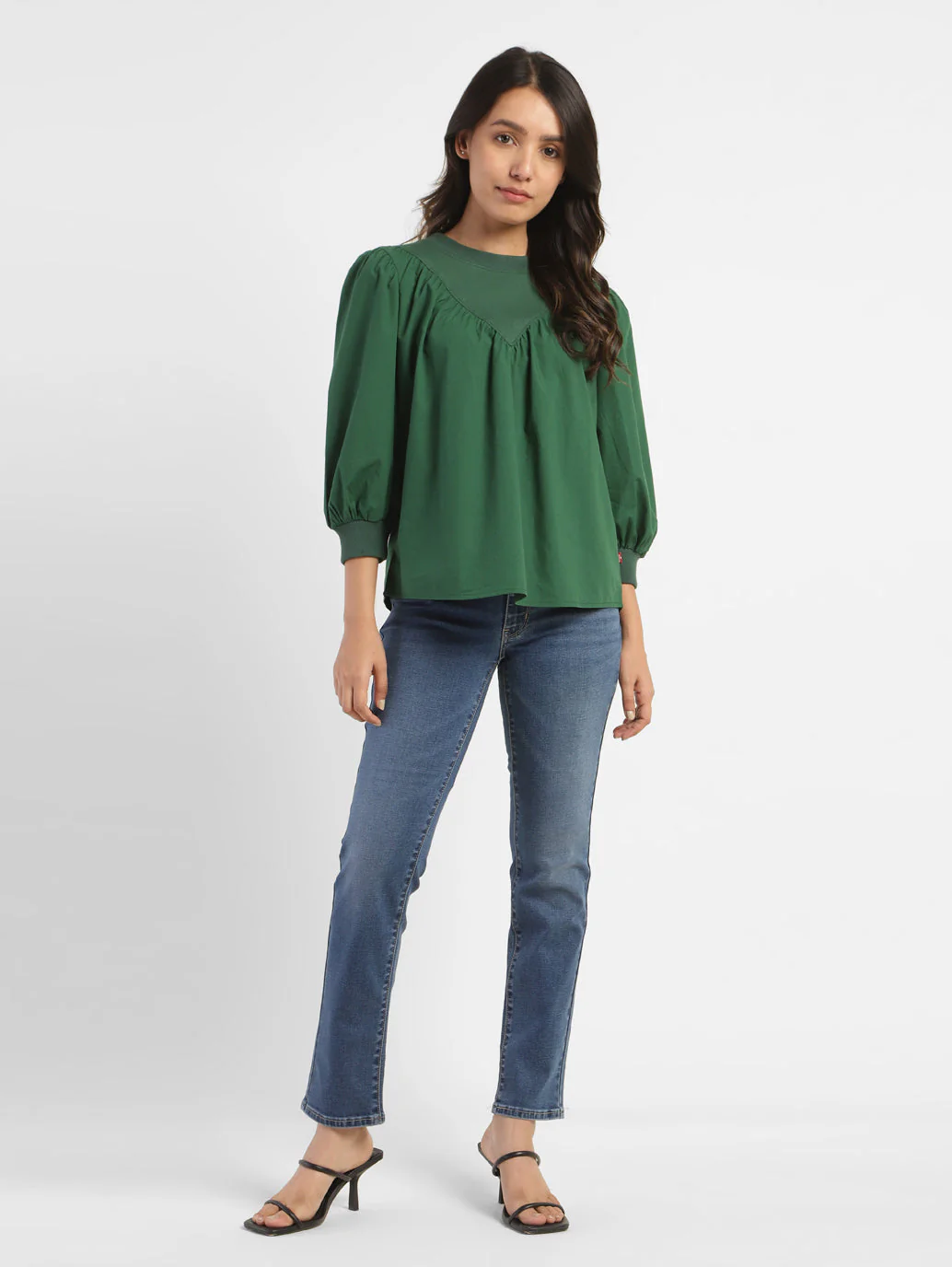 Women's Solid Crew Neck Top - Image 5