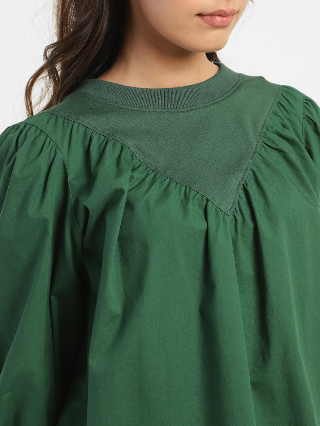 Women's Solid Crew Neck Top - Image 6