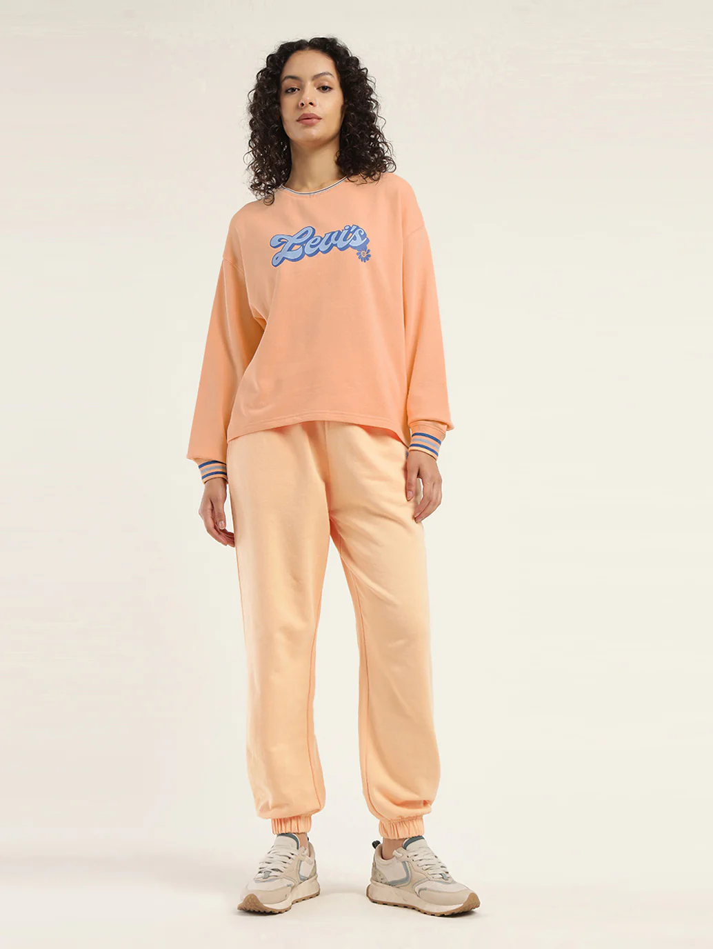 Women's Solid Crew Neck Sweatshirt - Image 6