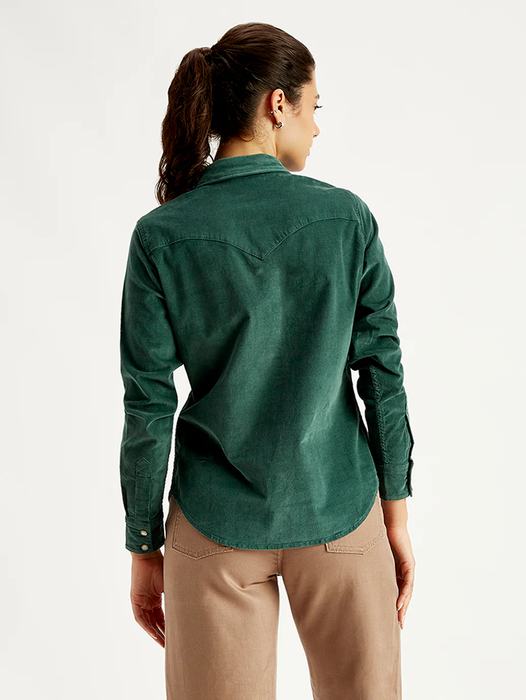Women's Solid Regular Fit Shirt - Image 5