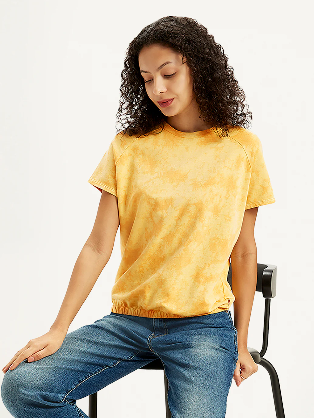 Women's Tie-Dye Regular Fit Top - Image 3
