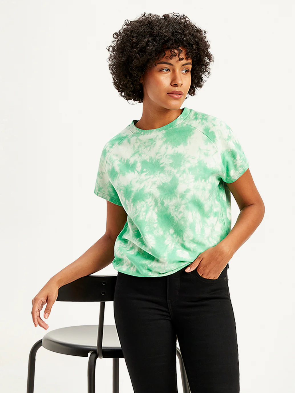 Women's Tie-Dye Regular Fit T-Shirt - Image 2