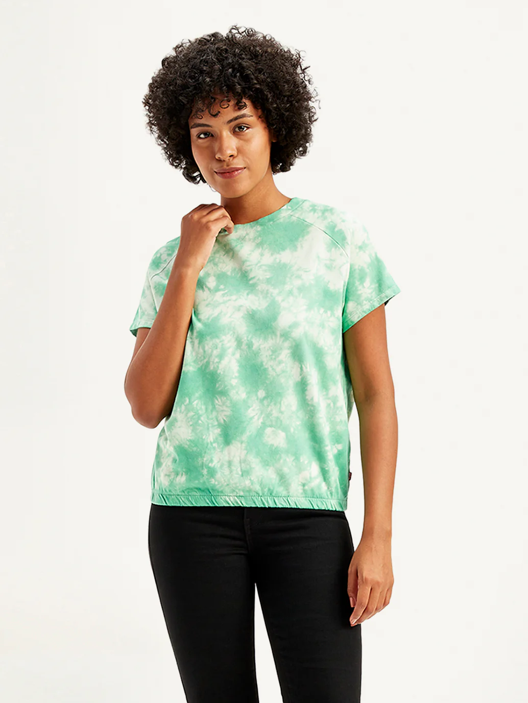 Women's Tie-Dye Regular Fit T-Shirt - Image 3