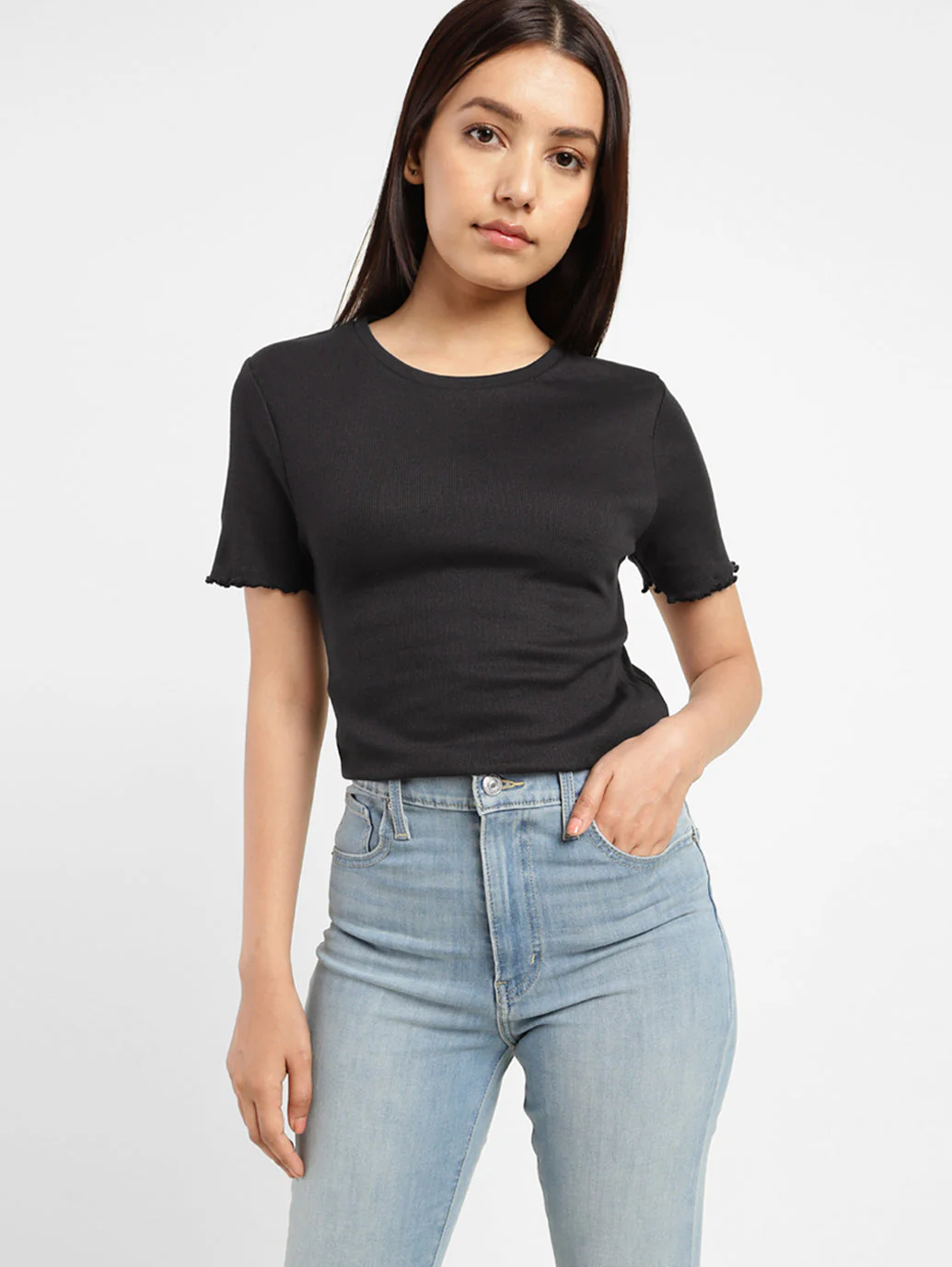 Women's Solid Regular Fit Top - Image 2