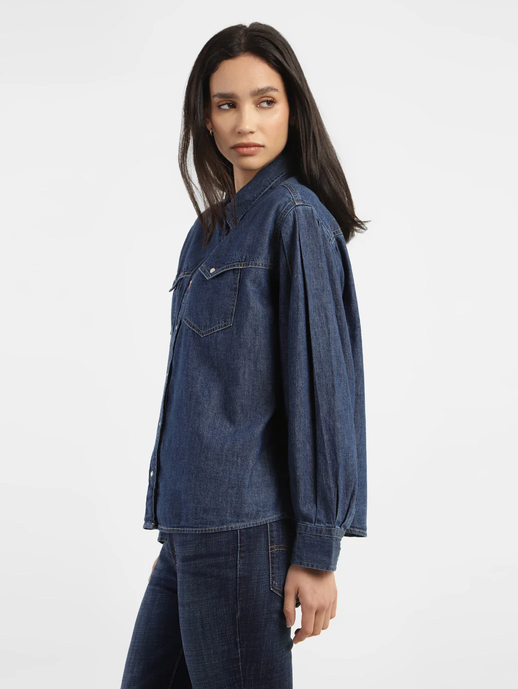 Women's Solid Oversized Shirt - Image 4