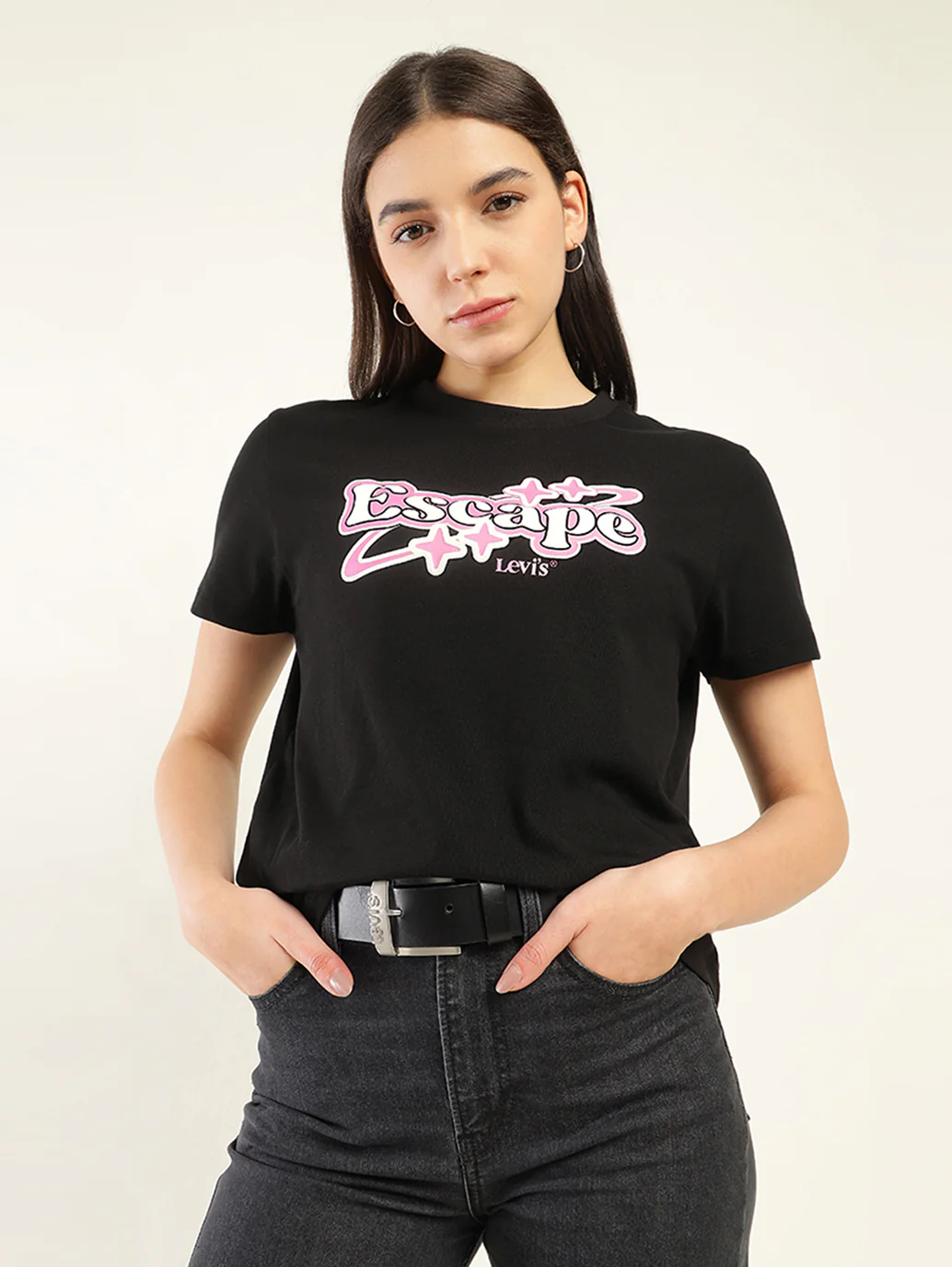 Women's Typography Relaxed Fit T-Shirt