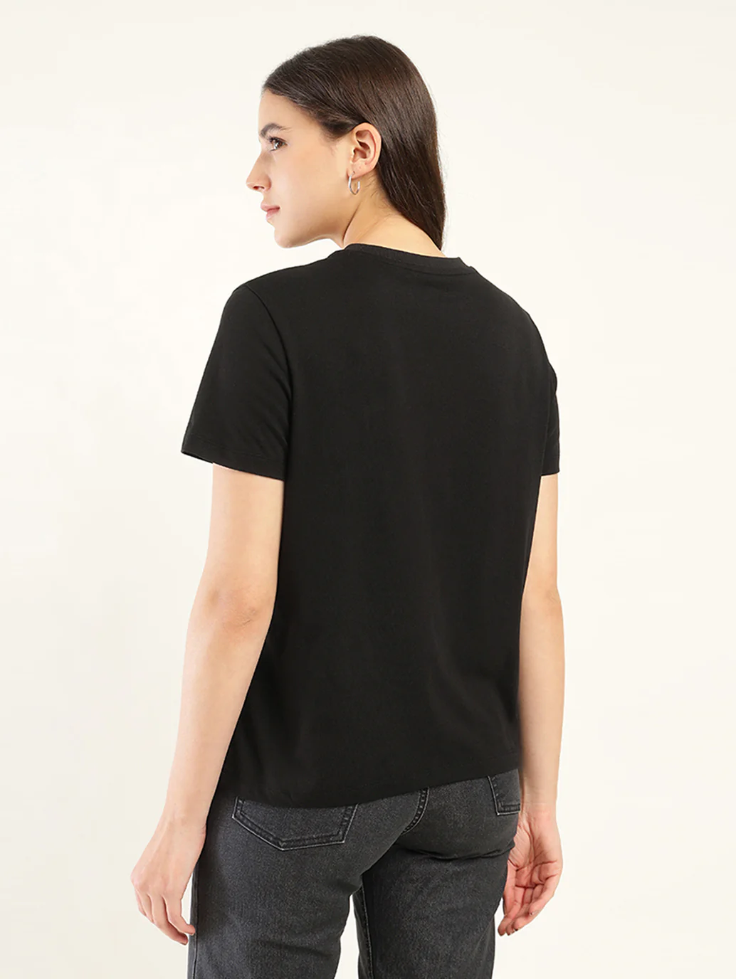 Women's Typography Relaxed Fit T-Shirt - Image 3