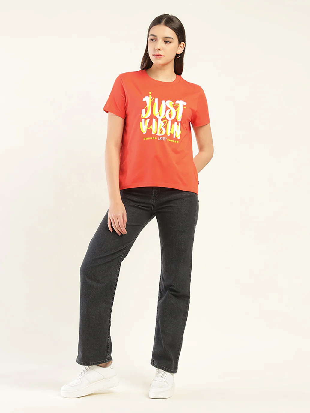Women's Typography Print Relaxed Fit T-Shirt - Image 6