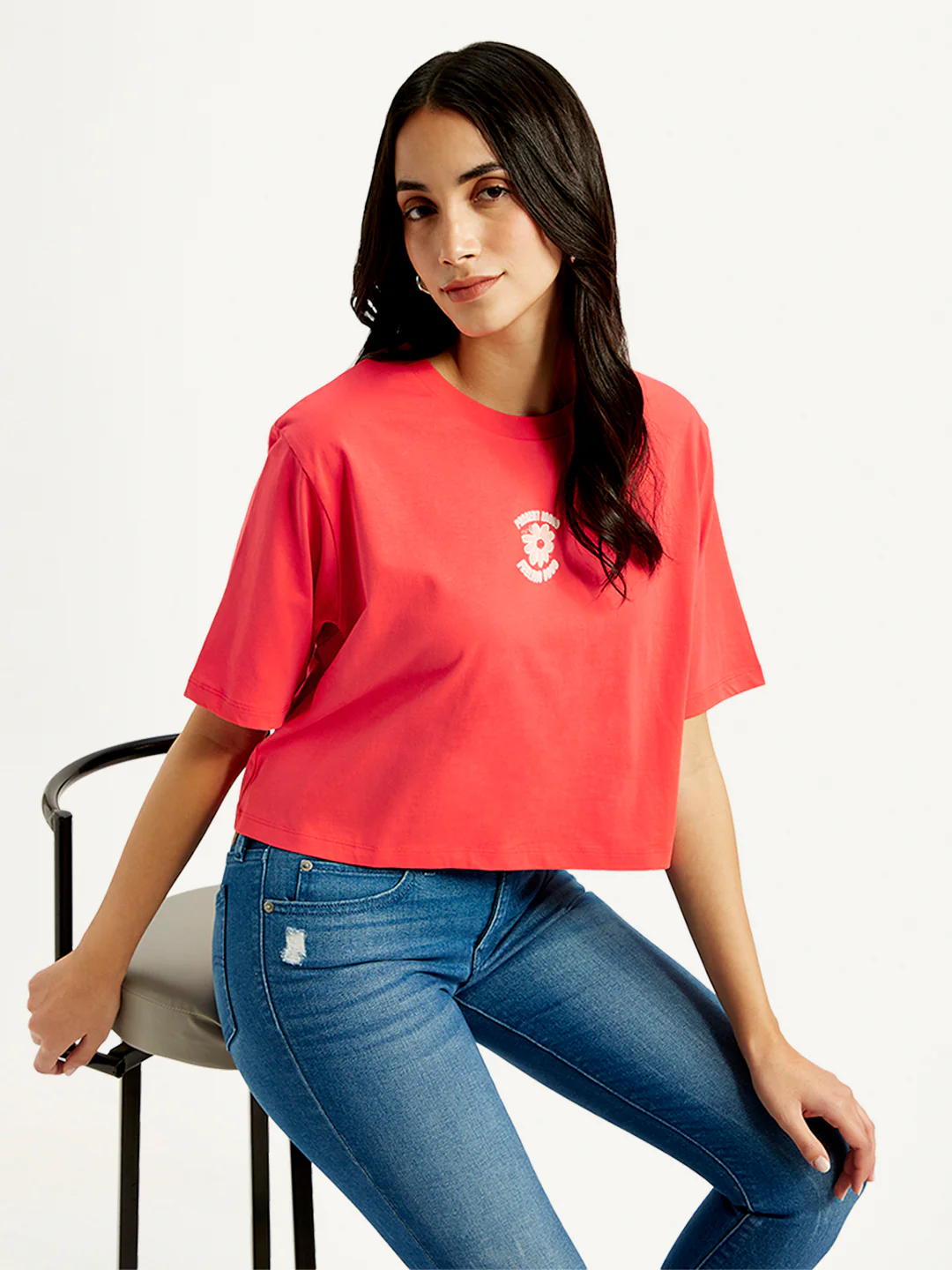 Women's Graphic Relaxed Fit T-shirt - Image 2