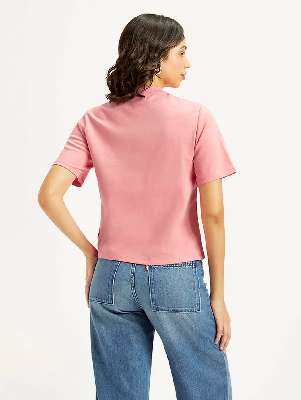 Women's Solid Relaxed Fit T-Shirt - Image 3
