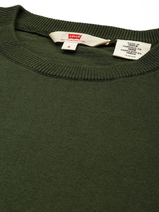 Women's Solid Crew Neck Sweater - Image 4