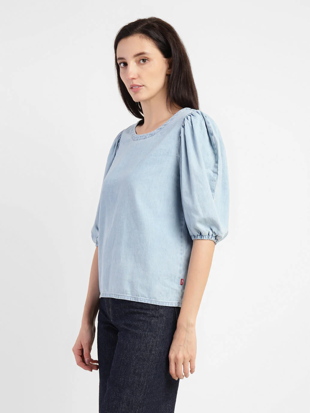 Women's Solid Round Neck Top - Image 4