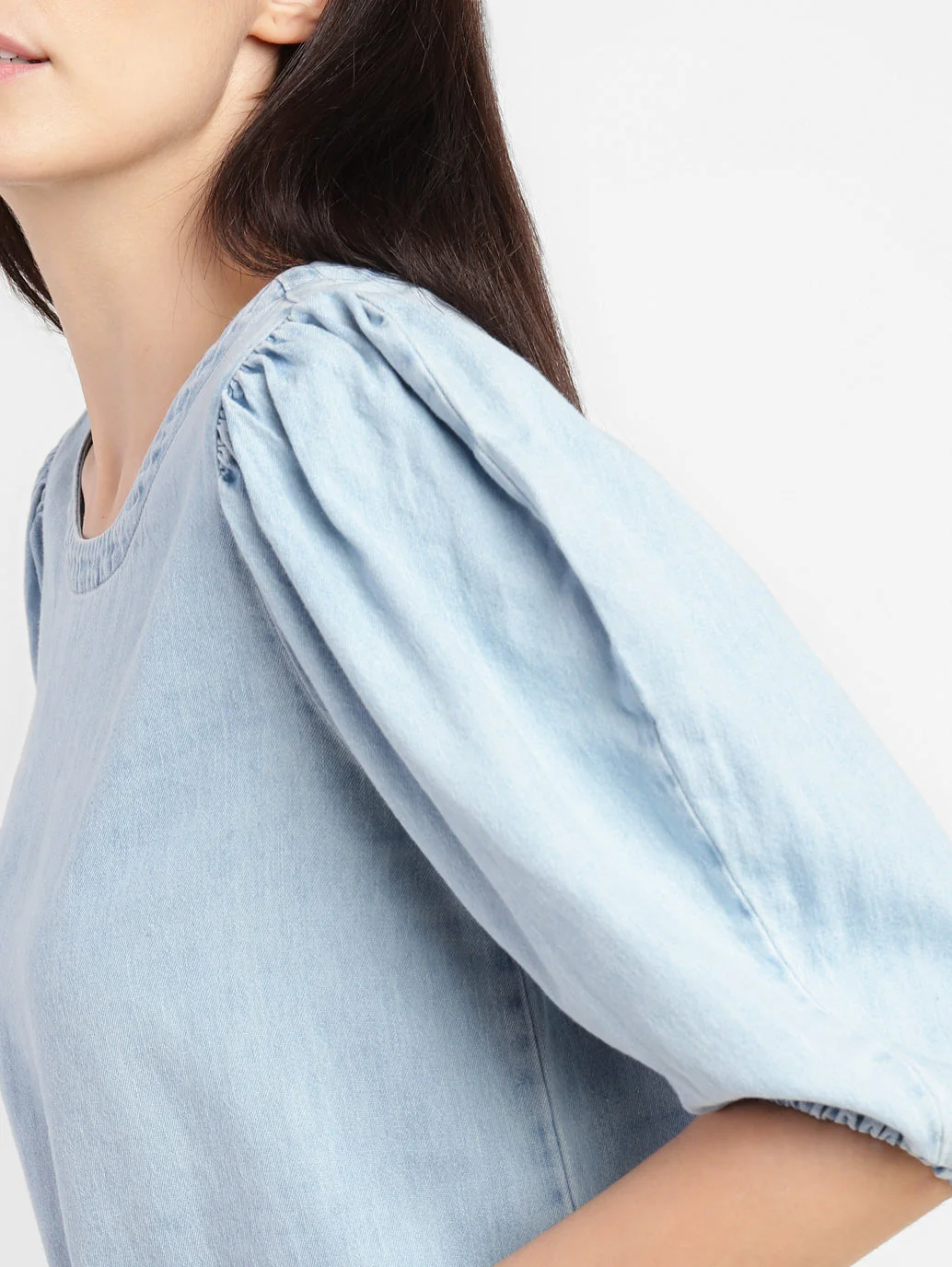Women's Solid Round Neck Top - Image 5