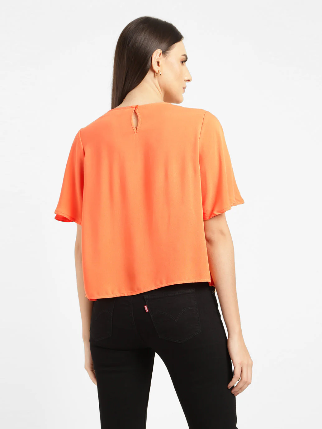 Women's Solid Round Neck Top - Image 3