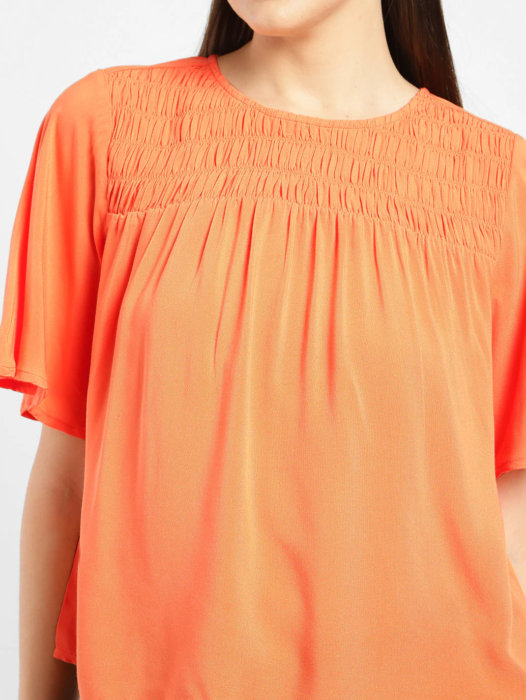 Women's Solid Round Neck Top - Image 5