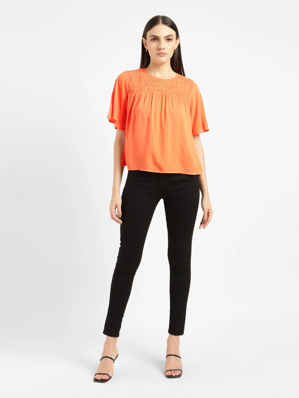 Women's Solid Round Neck Top - Image 6