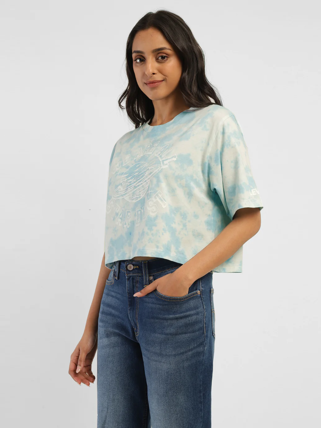Women's Tie-Dye Boxy Fit T-shirt - Image 4