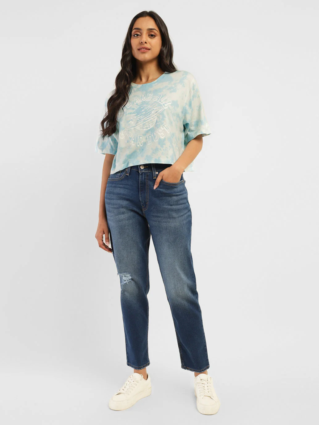 Women's Tie-Dye Boxy Fit T-shirt - Image 6